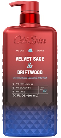 OLD SPICE BODY WASH VELVET SAGE 20OZ**AVAILABLE BY SPECIAL ORDER AND EMAIL ONLY, ALLOW 14 DAYS LEADTIME