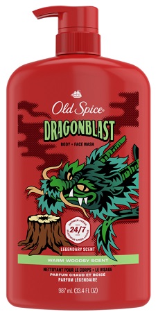 OLD SPICE BODY WASH DRAGONBLAST 33.4OZ**AVAILABLE BY SPECIAL ORDER AND EMAIL ONLY, ALLOW 14 DAYS LEADTIME