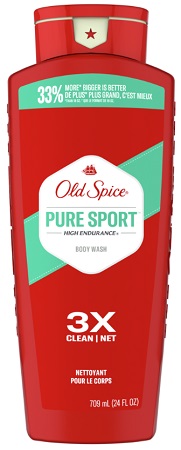 OLD SPICE BODY WASH PURE SPORT 24OZ**AVAILABLE BY SPECIAL ORDER AND EMAIL ONLY, ALLOW 21 DAYS LEADTIME