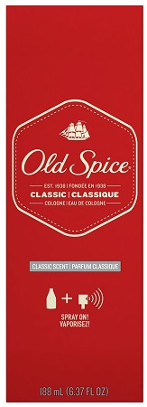 OLD SPICE CLASSIC SCENT MEN'S COLOGNE 6.37OZ**AVAILABLE BY SPECIAL ORDER AND EMAIL ONLY, ALLOW 21 DAYS LEADTIME
