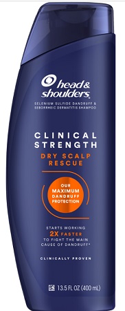 HEAD & SHOULDERS CLINICAL STRENGTH DRY SCALP RESCUE 13.5oz**AVAILABLE BY SPECIAL ORDER AND EMAIL ONLY, ALLOW 21 DAYS LEADTIME
