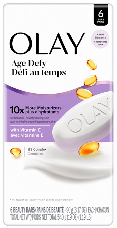 OLAY AGE DEFY BAR SOAP 3.17OZ 6CT**AVAILABLE BY SPECIAL ORDER & EMAIL ONLY, ALLOW 21 DAYS LEADTIME