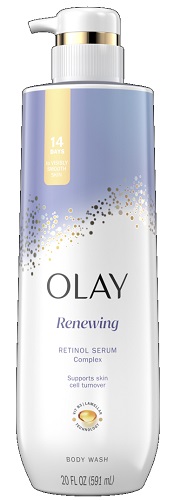 OLAY RENEWING BODY WASH WITH RETINOL SERUM 20OZ**AVAILABLE BY SPECIAL ORDER & EMAIL ONLY, ALLOW 14 DAYS LEADTIME