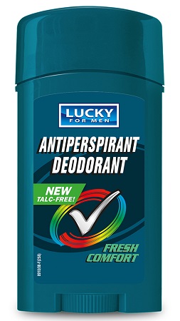 DEODORANT MEN FRESH COMFORT LUCKY 1.6OZ
