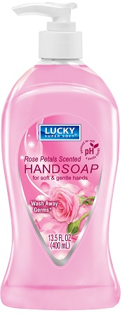 LUCKY LIQUID SOAP 13.5OZROSE PETALS