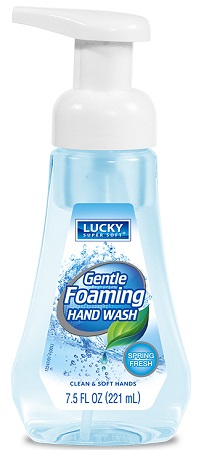LUCKY LIQUID SOAP FOAMING SPRING FRESH 8oz