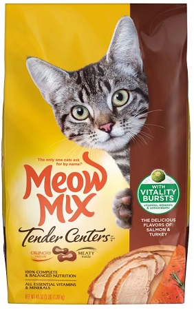 MEOW MIX TENDER CENTERS SALMON & TURKEY 3LB