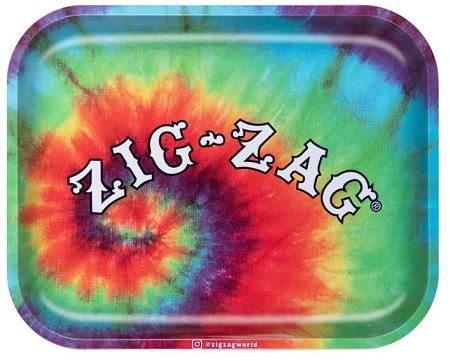 ZIG ZAG ROLLING TRAY LARGETIE DYE