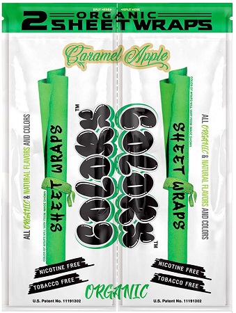COLORS SHEET WRAPS CARAMEL APPLE**$1.00 PER BOX NET PRICING PROMO**