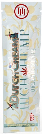 HIGH HEMP DUTCH CREAM ORGANIC WRAPS**CONTAINS (NO TOBACCO) OR NICOTINE**