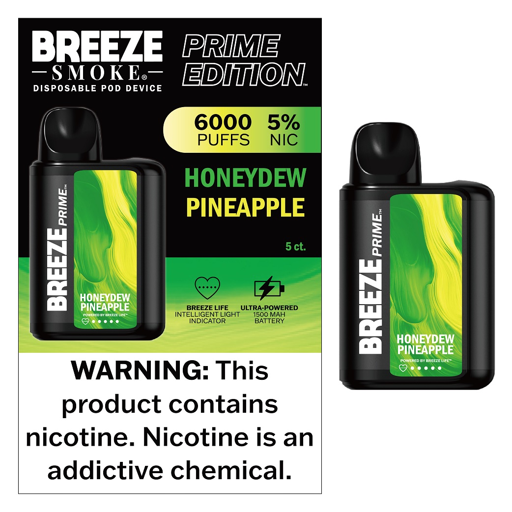 BREEZE PRIME - HONEYDEW PINEAPPLE   [MSRP:$24.99]**2 - 4 BOX LIMIT PER SKU (LIMIT BASED ON AVAILABILITY)**