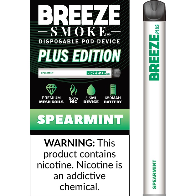 BREEZE PLUS - SPEARMINT**4 BOX LIMIT PER SKU**