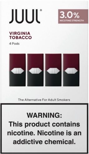 JUUL PODS 3% VIRGINIA TOBACCO 4PK**NOT FOR ONLINE SALES**