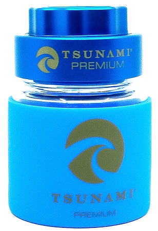 TSUNAMI DRY HERB GRINDER+ JAR (48MM) BLUE*FOR TOBACCO USE ONLY* **NO RETURNS**