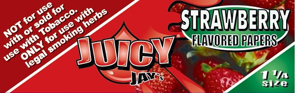 JUICY JAYS 1 1/4 STRAWBERRY*ONLY FOR LEGAL HERBS*