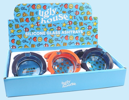 UGLY ASHTRAY GLASS/SILICONEHIGH OVER