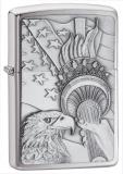 ZIPPO PATRIOTIC CHROME-$44.95