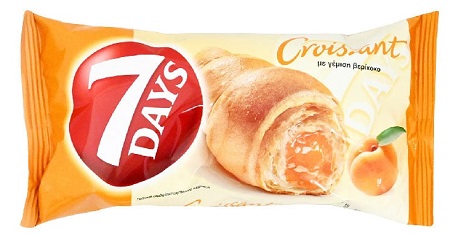 7 DAYS CROISSANT PEACH 2.65oz(45 DAYS SHELF LIFE) - T&E Imports