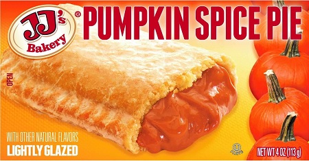 JJ'S PIES PUMPKIN SPICE 4OZ**AVAILABLE BY SPECIAL ORDER AND EMAIL ONLY, ALLOW 21 DAYS LEADTIME