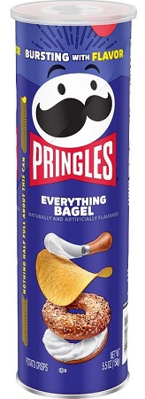 PRINGLES LG. EVERYTHING BAGEL 5.5OZ*BUY 1 GET 1 FREE*