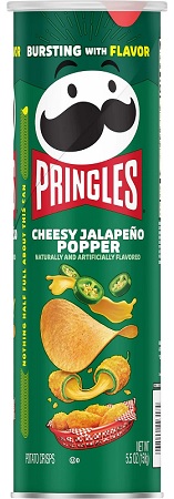 PRINGLES LG. CHEESY JALAPENO POPPER 5.5OZ*$4.00 OFF PER CASE*