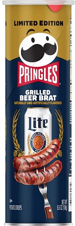 PRINGLES LG. BEER BRAT 5.5OZ