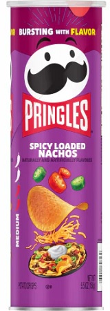 PRINGLES SPICY LOADED NACHOS 5.5OZ**LIMITED EDITION AVAILABLE WHILE INVENTORY LASTS**
