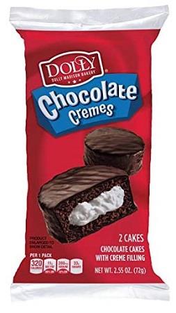 DOLLY MADISON CHOCOLATE CREMES 2.55OZ**AVAILABLE BY SPECIAL ORDER AND EMAIL ONLY, ALLOW 21 DAYS LEADTIME