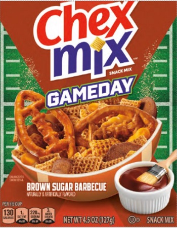 CHEX MIX GAMEDAY BROWN SUGAR BBQ 4.5OZ**LIMITED EDITION AVAILABLE - 9/28/2026 - PREBOOK NOW**