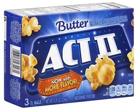 ACT II POPCORN BUTTER 3CT (8.25OZ)**AVAILABLE BY SPECIAL ORDER AND EMAIL ONLY, ALLOW 21 DAYS LEADTIME**
