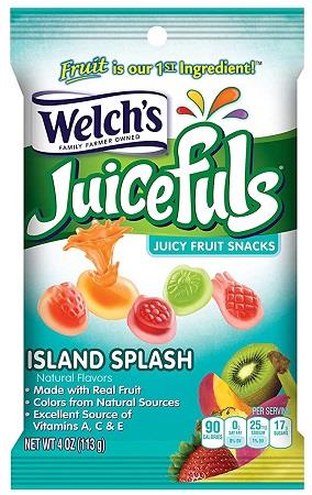 WELCH'S FRUIT SNACKS (4OZ) JUICEFULS ISLAND SPLASH*$.72 OFF PER CASE 9/24/25-11/15/25*
