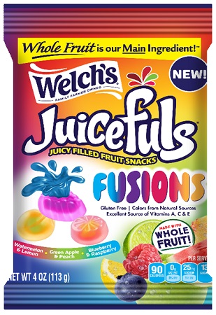 WELCH'S FRUIT SNACKS (4OZ) JUICEFULS FUSIONS*$.72 OFF PER CASE *