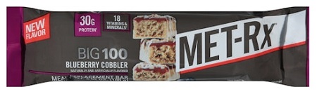 MET-RX BIG 100 BLUEBERRY COBBLER 3.52OZ