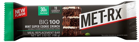MET-RX BIG 100 MINT SUPER COOKIE CRUNCH 3.52OZ