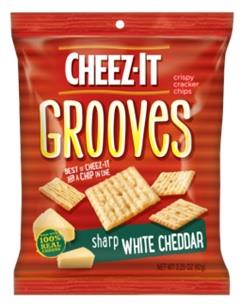 CHEEZ IT GROOVES WHITE CHEDDAR 3.25OZ