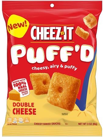CHEEZ IT PUFF'D DOUBLE CHEESE 3OZ