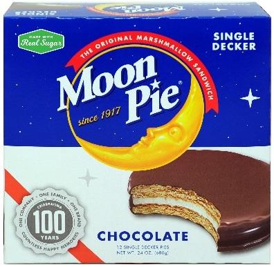 MOON PIE SINGLE CHOCOLATE 2OZ