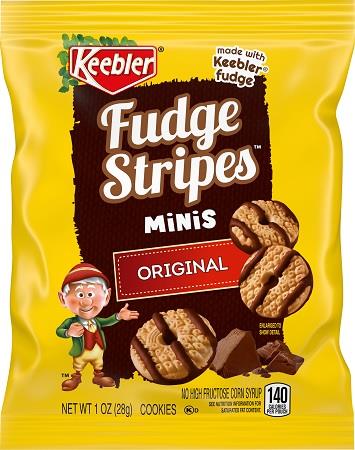 KEEBLER FUDGE STRIPE MINI SINGLE SERVE 1OZ
