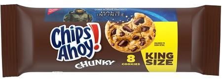 NABISCO KING SIZE CHIPS AHOY CHUNKY 4.15OZ**MANUFACTURER GUARANTEED SHELF LIFE IS 45 DAYS**