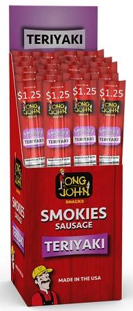LONG JOHN $1.25 SMOKIES TERIYAKI 1.2OZ