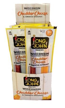 LONG JOHN SAUSAGE & CHEDDAR CHEESE 1.5OZ