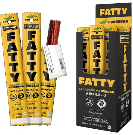 FATTY MEAT STICK JALA + CHED (2OZ)