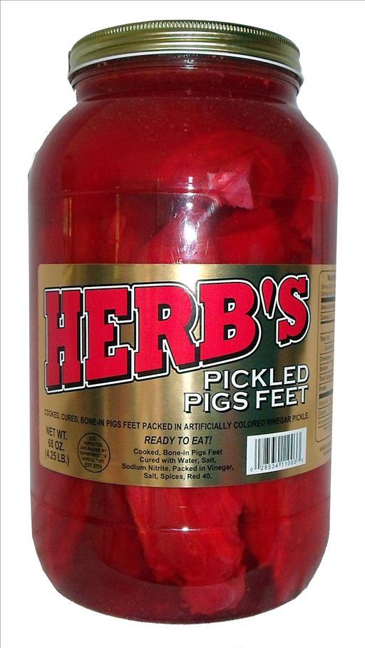 PIGS FEET 1 GALLON(10-12CT)