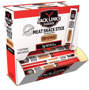 JACK LINK'S CLASSICS .8OZ GRAVITY FEEDBEEF & PORK STICK