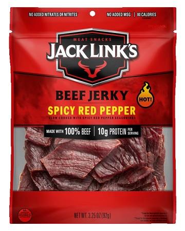 JACK LINK'S 3.25OZ SPICY RED PEPPER*$3.00 OFF PER CASE*