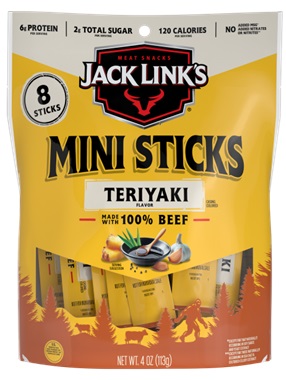 JACK LINK'S MINI STICKS TERIYAKI 8PK
