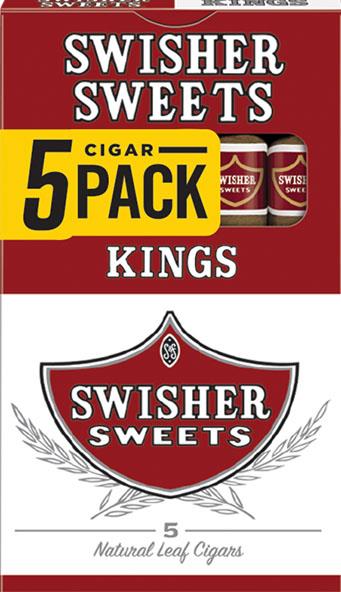SWISHER SWEETS KINGS 5 PACK