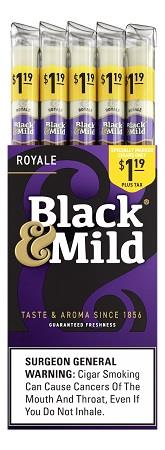 BLACK & MILD $1.19 ROYALE BOX