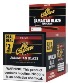 AL CAPONE *$2.00 OFF* JAMAICAN FILTER 10PK (RETAIL ONLY)**AVAILABLE TO ORDER THROUGH LOCAL REP ONLY**