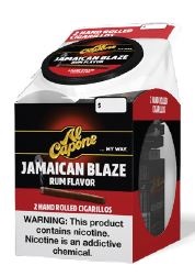 AL CAPONE 2PK JAMAICAN BLAZE (NO FILTER) JAR*UPCOMING PRICE INCREASE 9/2025*